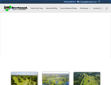 Tablet Screenshot of golfbrookwood.com